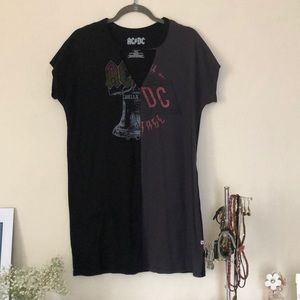AC/DC t-shirt Dress